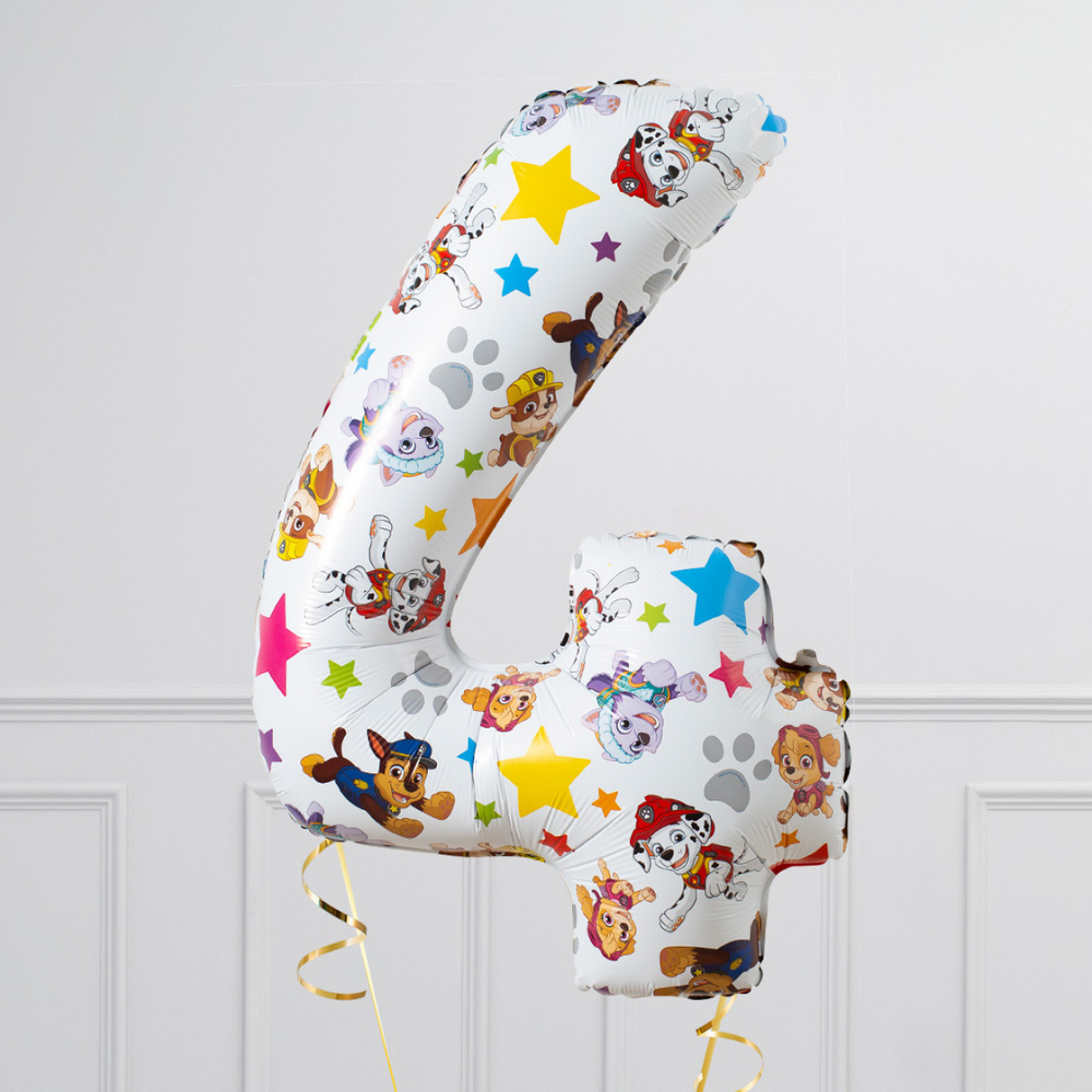 Шар-цифра 5 Щенячий патруль 66 см