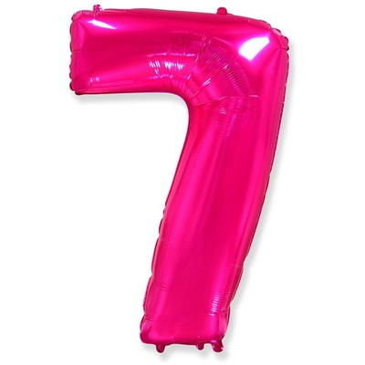 Шар цифра, 7, Фуше 102см