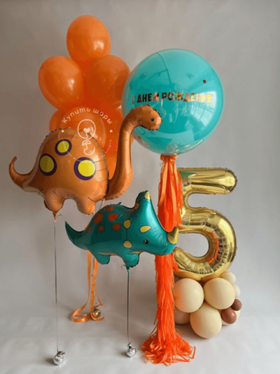 Набор воздушных шаров "Динозаврики"