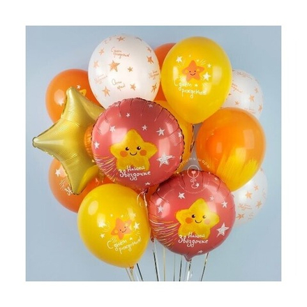 Связка воздушных шаров "Нашей звездочке"