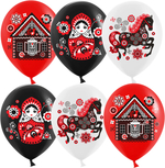 ШарРусские мотивы, Ассорти, пастель, 30 см