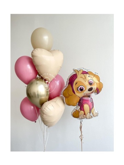 Связка воздушных шаров "Щенячий патруль.Скай"
