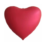 Шар Гигант Сердце, Красный, Сатин, 173 см