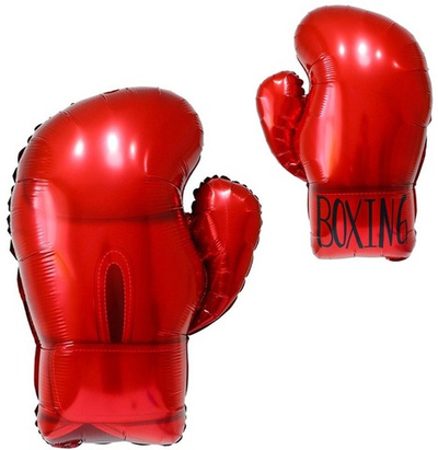 Шар Фигура, Боксерская перчатка, Красный. 66 см