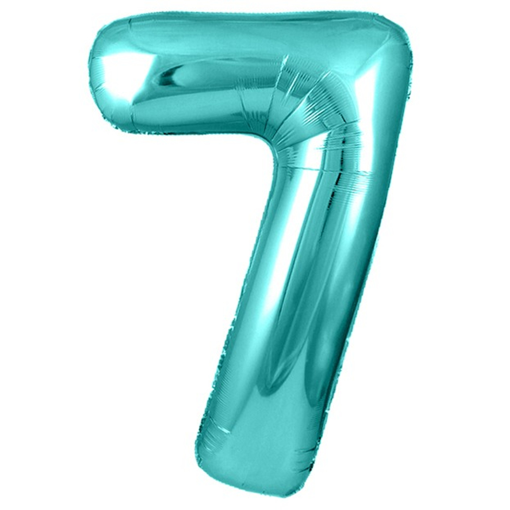 Шар цифра, 7, Тиффани, Металлик 102см