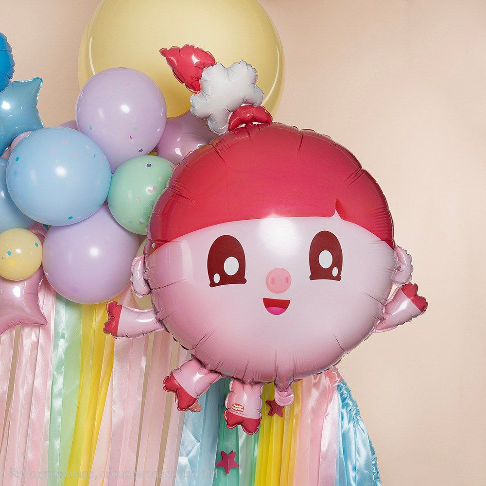 Воздушные шары под потолок Малышарики, Ншенька Москва Сити