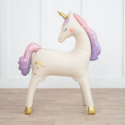 Шар Фигура 3D, Нежный единорог, 97 см