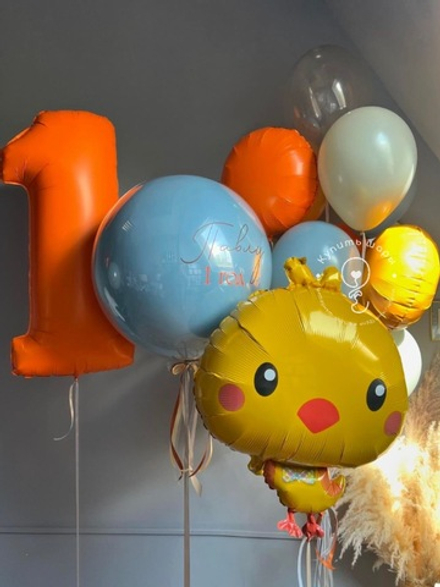 Набор воздушных шаров "Желтый цыпленок"