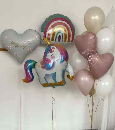 Набор воздушных шаров "Радужный единорог"