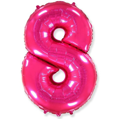 Шар цифра, 8, Фуше 102см