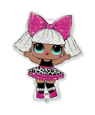 Шар Фигура, Кукла ЛОЛ (LOL), Роскошная Дива, 86 см