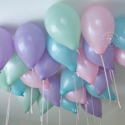 Воздушные шары под потолок "Русалочка"