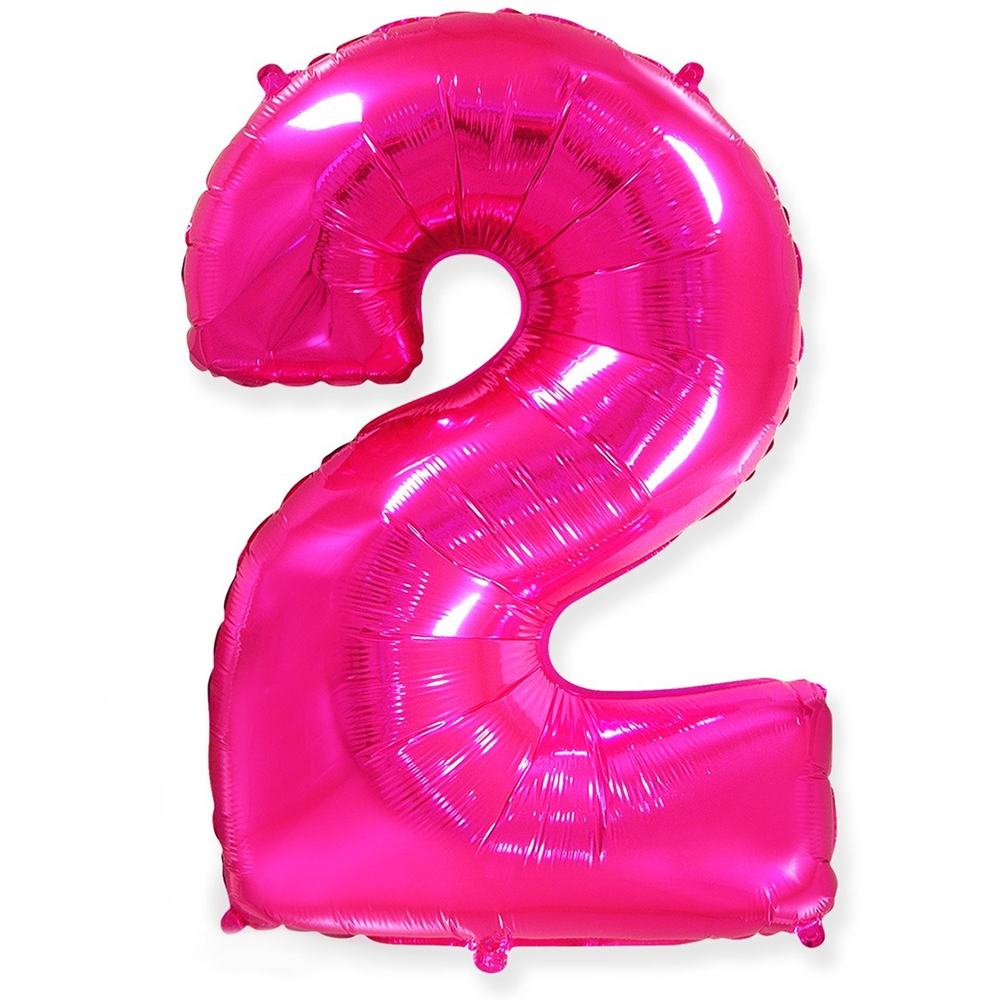 Шар цифра, 2, Фуше 102см