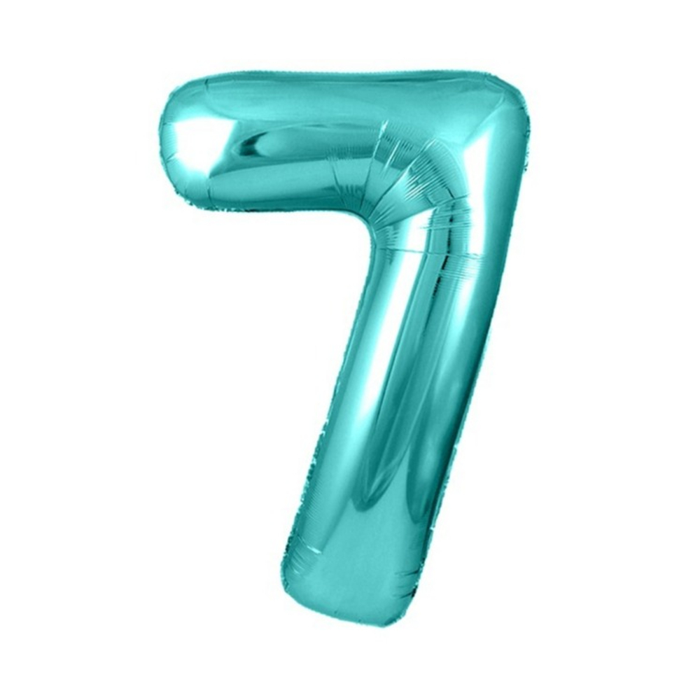 Шар цифра, 7, Тиффани, Металлик 102см