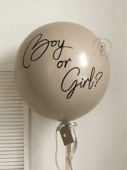 Большой воздушный шар "Boy or Girl"