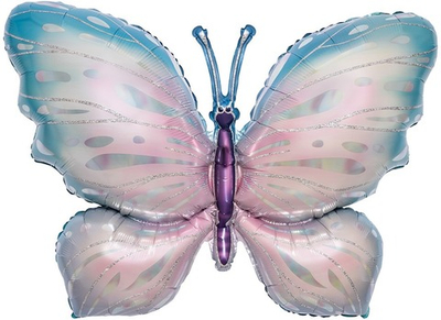 Шар Фигура, Воздушная бабочка, Градиент 102 см.