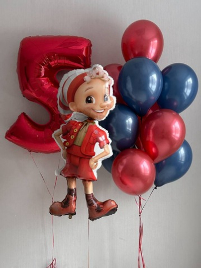 Набор шаров с Буратино