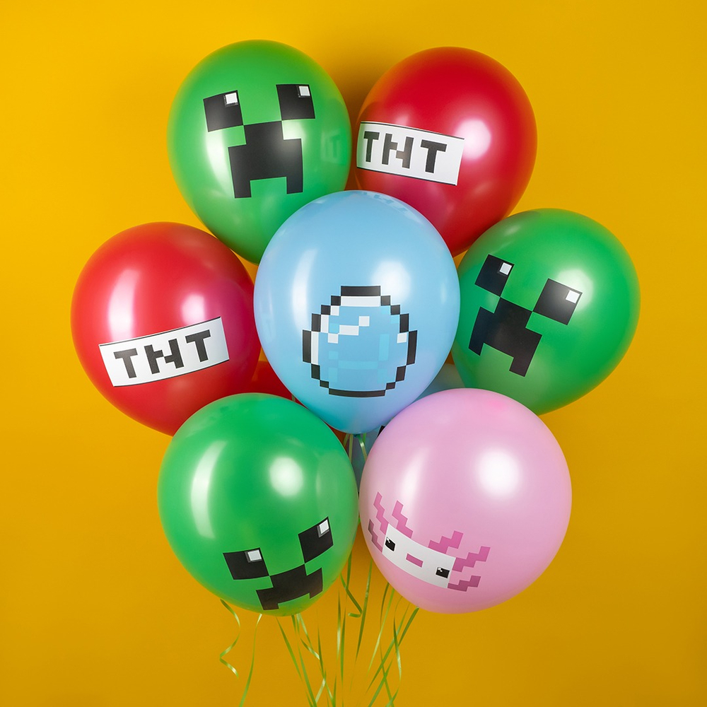 Шар Пиксели ТНТ ассорти пастель 30 см