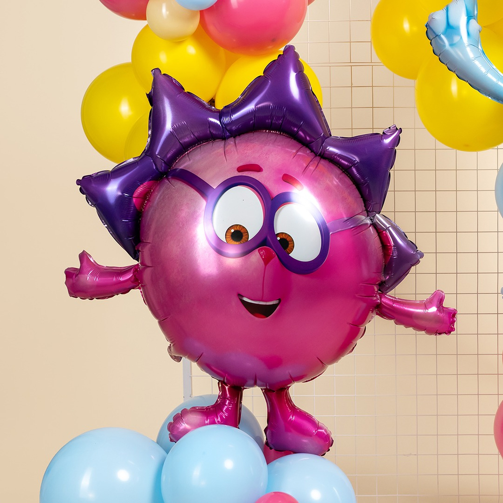 Фольгированный шарик Смешарики, Ежик, Москва