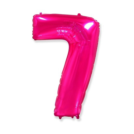 Шар цифра, 7, Фуше 102см
