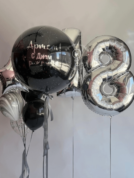 Сет воздушных шаров "День рождения"