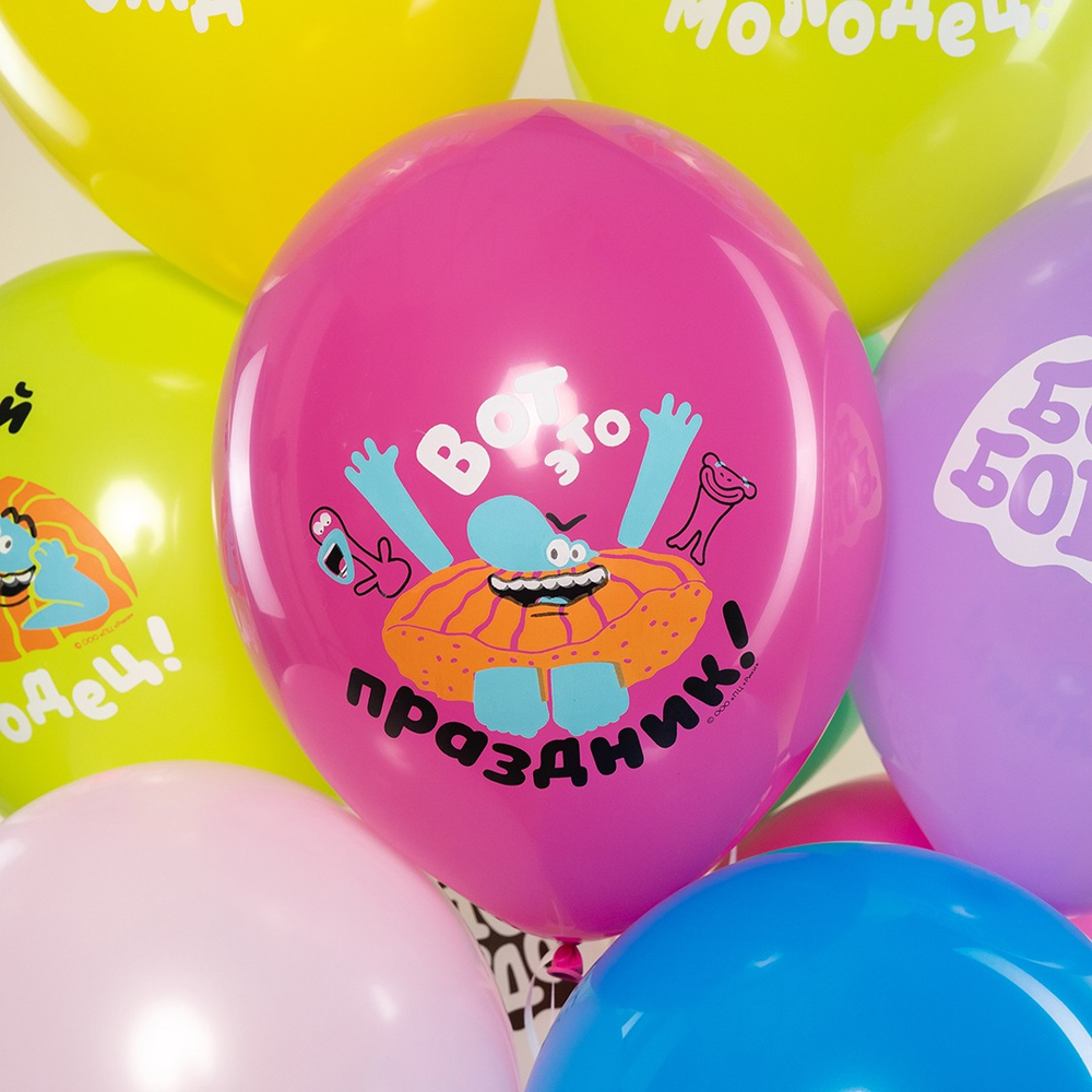 Смешные Морфы шарики с гелием Москва Сити