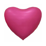Гигантский шар-сердце фуксия сатин 176 см