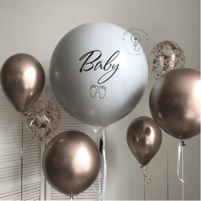 Сет из воздушных шаровмна гендер пати "Baby"