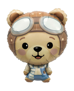 Шар Фигура, Мишка Пилот, 74см