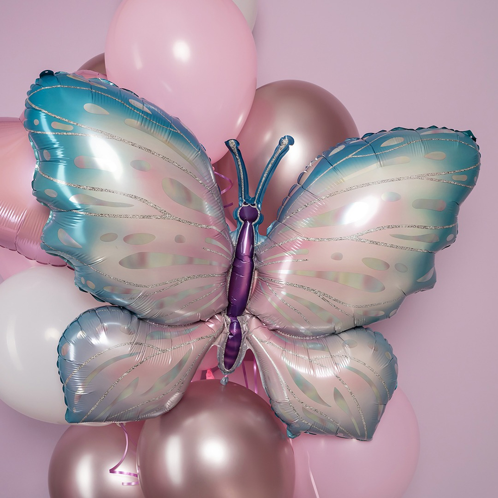 Шар Фигура, Воздушная бабочка, Градиент 102 см.