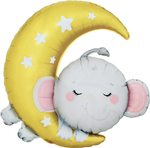 Шар Фигура, Полумесяц со слоненком, 91 см.