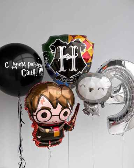 Набор воздушных шаров "Гарри Поттер" с большим шаром
