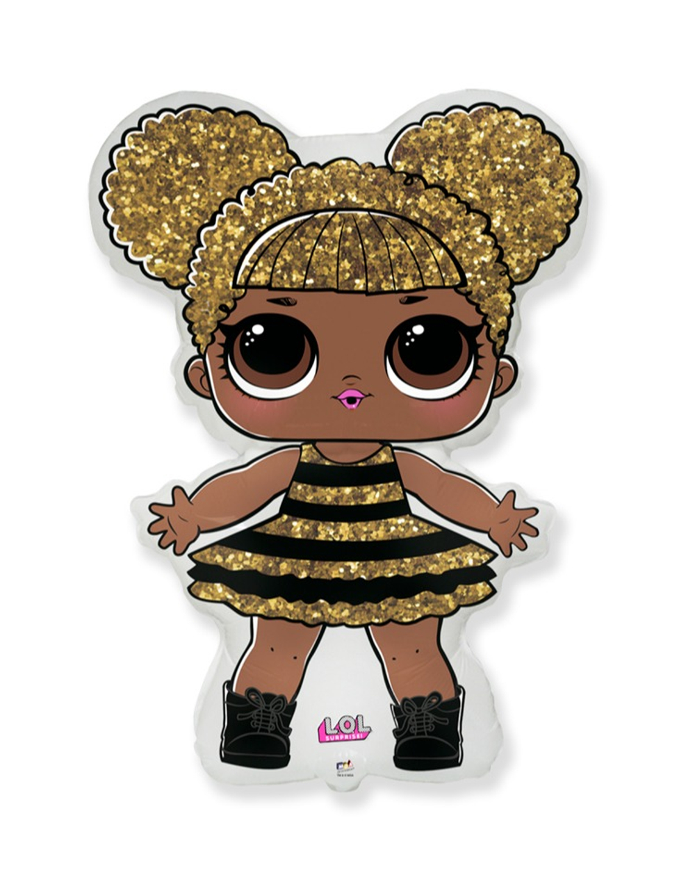 Шар Фигура, Кукла ЛОЛ (LOL), Сияющая Королева, 86 см
