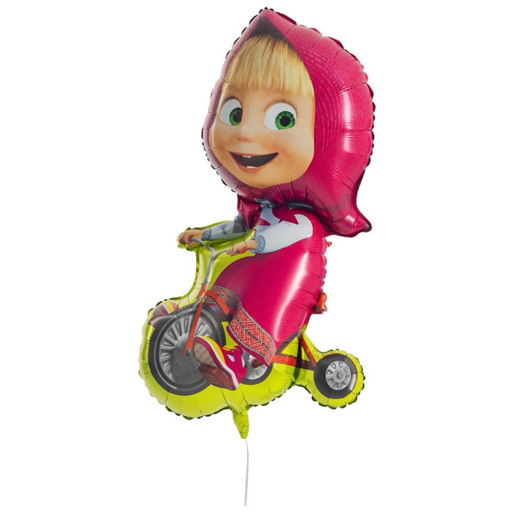 Шар фигура, Маша на велосипеде, 99см
