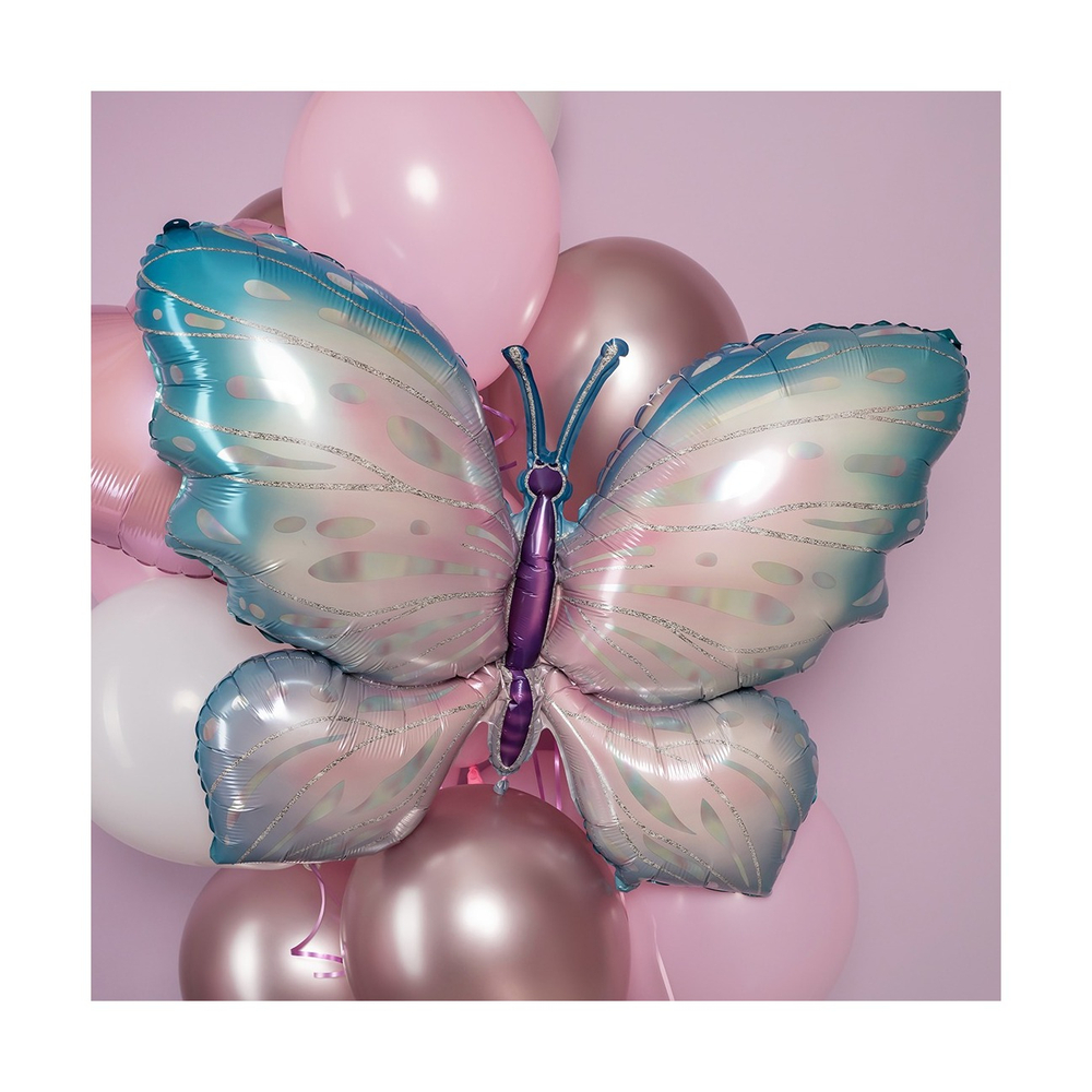 Шар фигура Бабачка сиреневая самовывоз Москва Сити