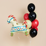 Шар Фигура, Лошадка Русский узор, 81 см