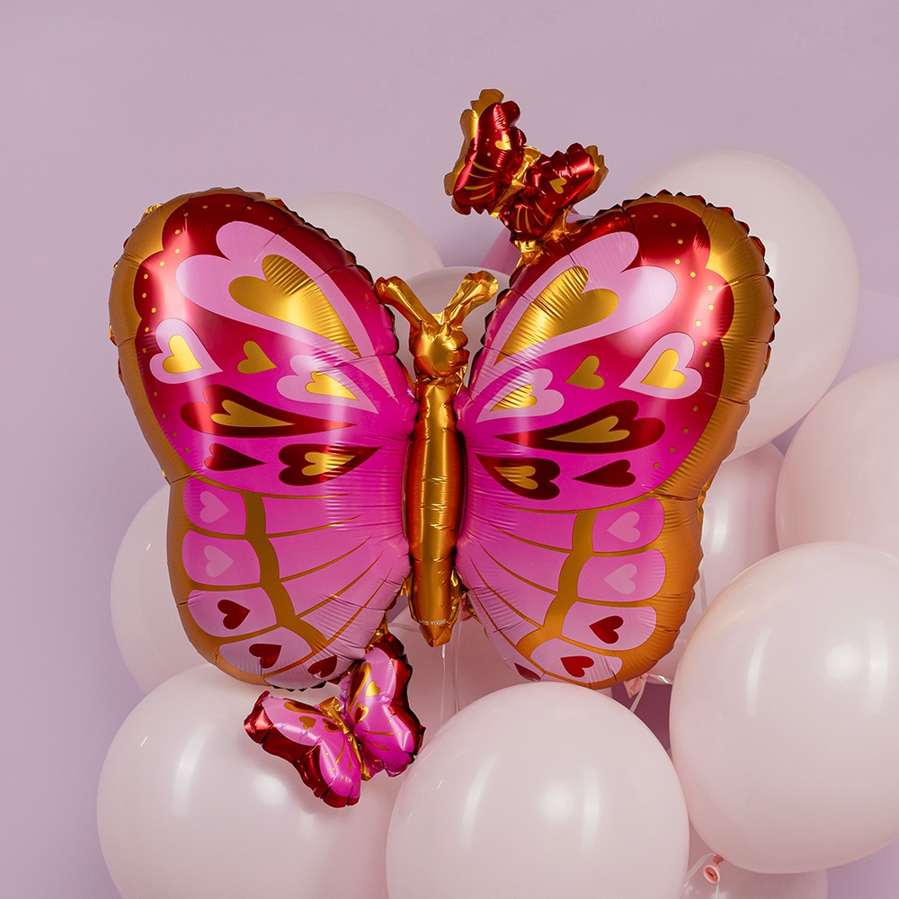 Шарики в Москве бабаочка с гелием